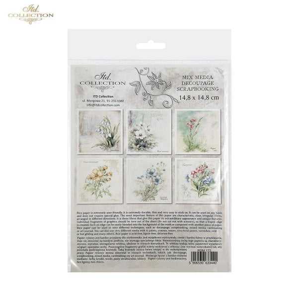 ITD Mini Collection Rice Paper Set - Flowers
