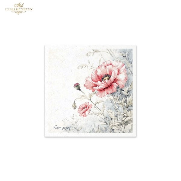 ITD Mini Collection Rice Paper Set - Flowers IV