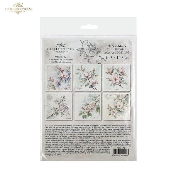 ITD Mini Collection Rice Paper Set - Flowers V