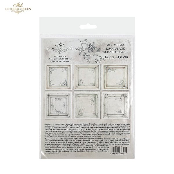 ITD Mini Collection Rice Paper Set - Frames