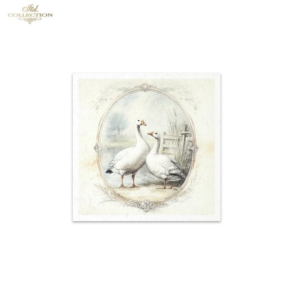 ITD Mini Collection Rice Paper Set - Geese