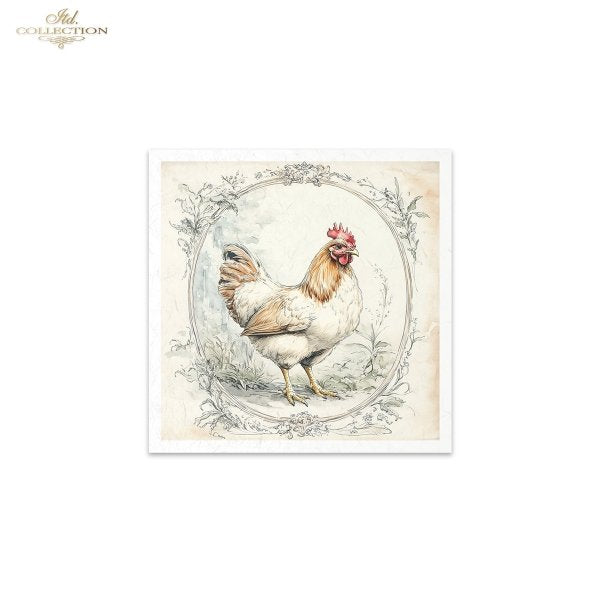 ITD Mini Collection Rice Paper Set - Hens