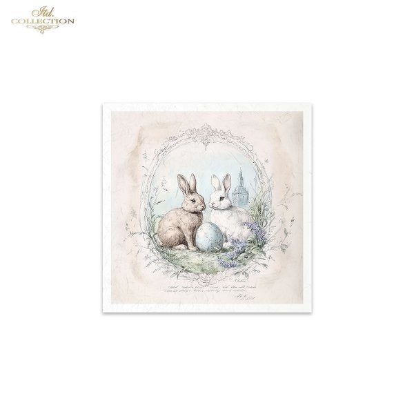 ITD Mini Collection Rice Paper Set - Rabbits