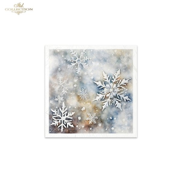 ITD Mini Collection Rice Paper Set - Snowflakes