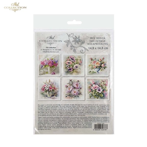 ITD Mini Collection Rice Paper Set - Summer Flowers