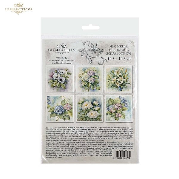 ITD Mini Collection Rice Paper Set - Summer Flowers II