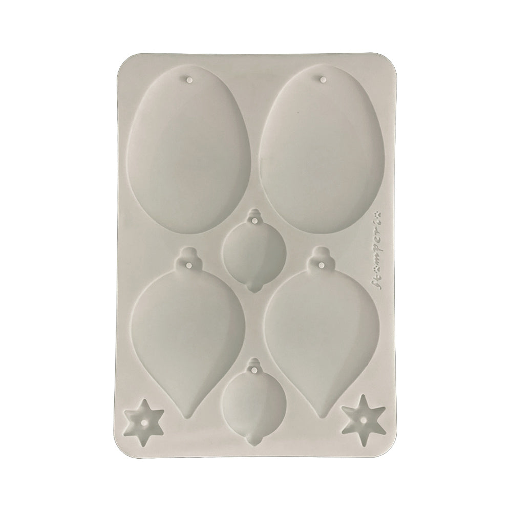 Stamperia Silicon Mould A5 - Christmas Balls