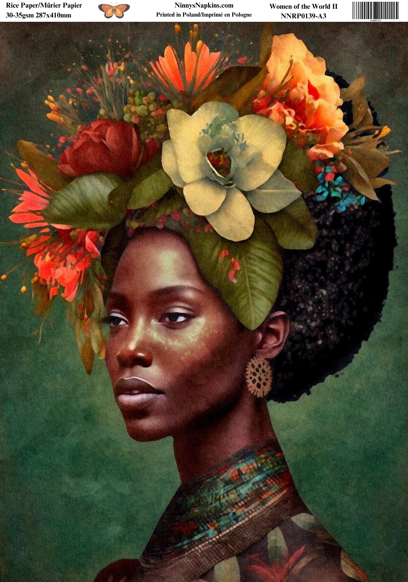 Ninny's Decoupage Rice Paper - Women of the World II