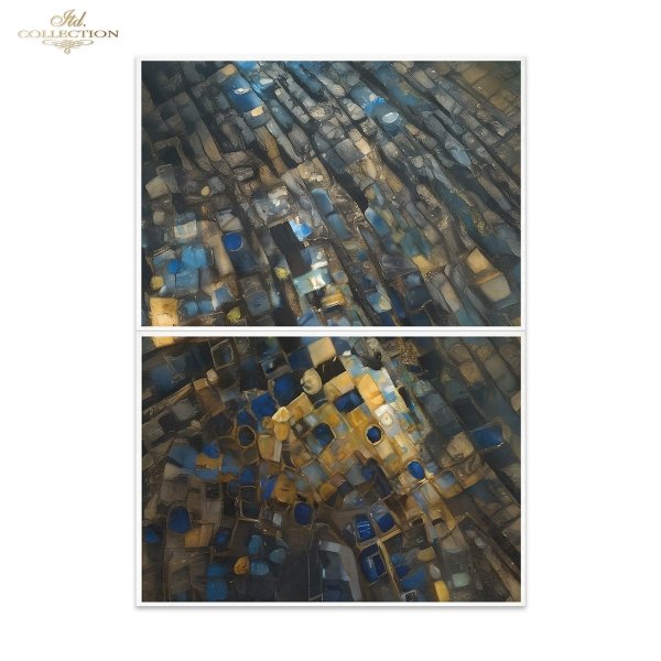 Special Order - ITD Collection Rice Paper 2 Sheet Set - Inspired by Klimt Series V