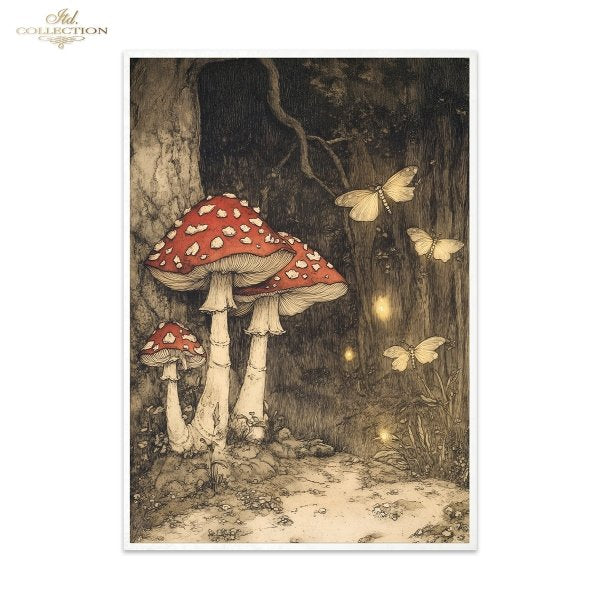 Special Order - ITD Collection Rice Paper 3 Sheet Set - Alice's Magic Series I