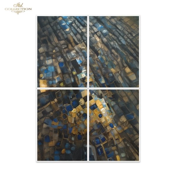 Special Order - ITD Collection Rice Paper 4 Sheet Set - Inspired by Klimt Series V