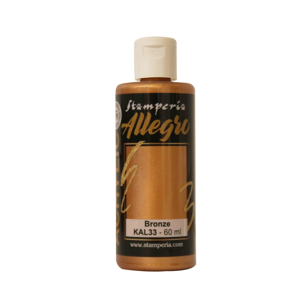 Stamperia Allegro Paint 60 ml - Bronze