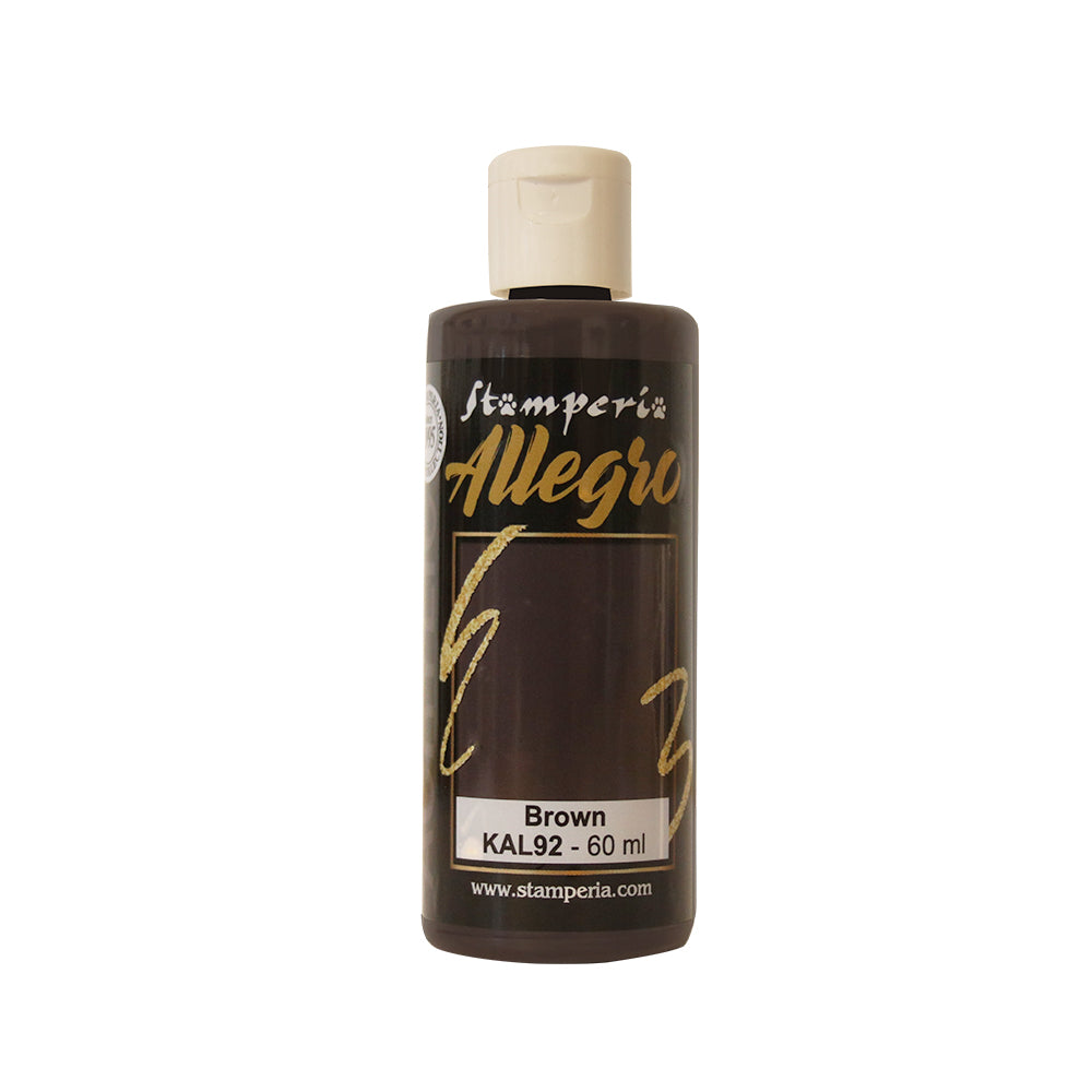 Stamperia Allegro Paint 60 ml - Brown