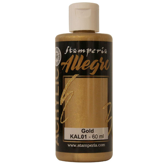 Stamperia Allegro Paint 60 ml - Gold