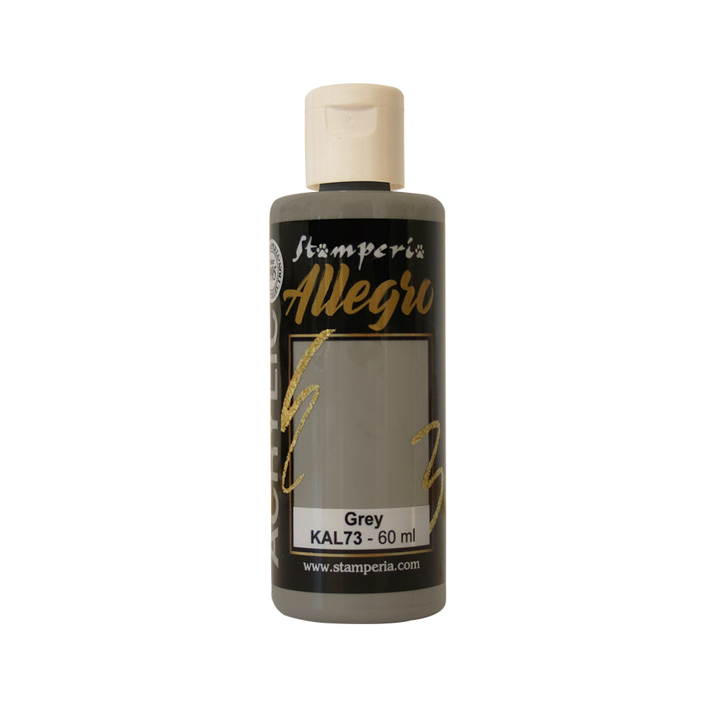 Stamperia Allegro Paint 60 ml - Grey