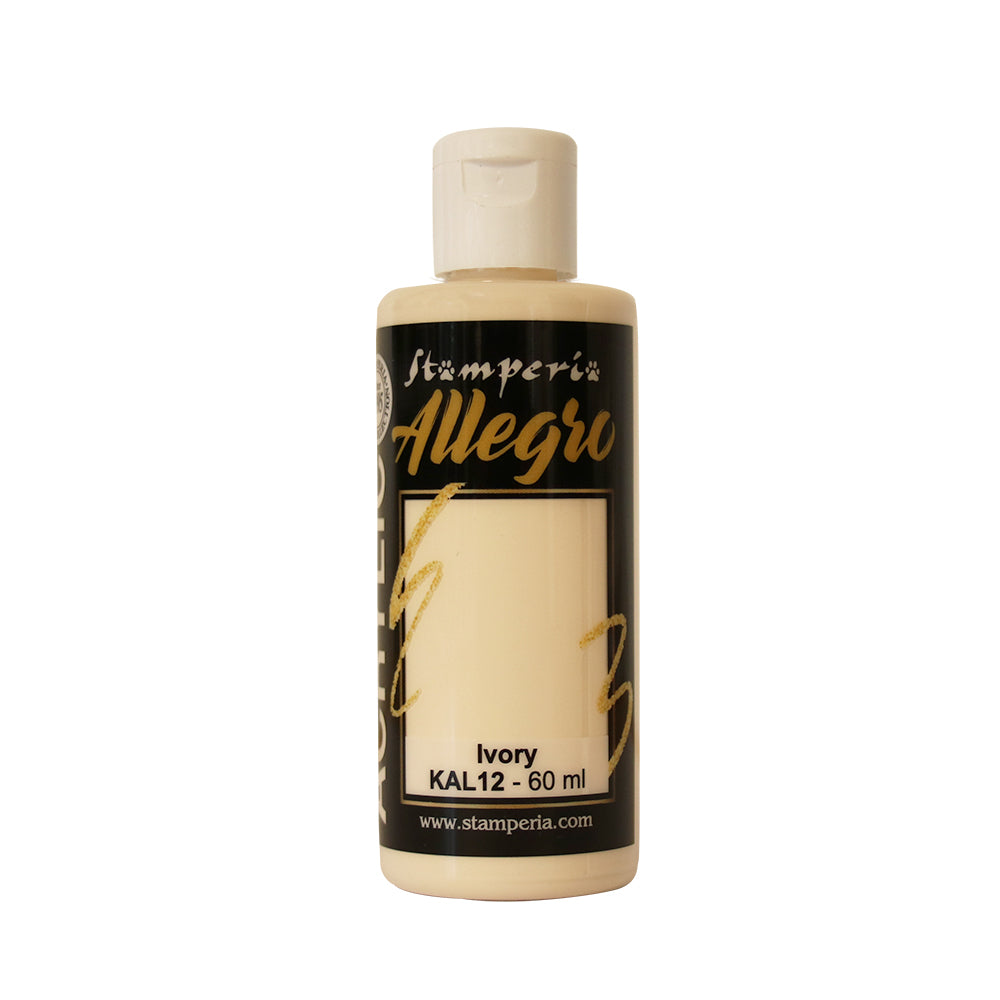 Stamperia Allegro Paint 60 ml - Ivory