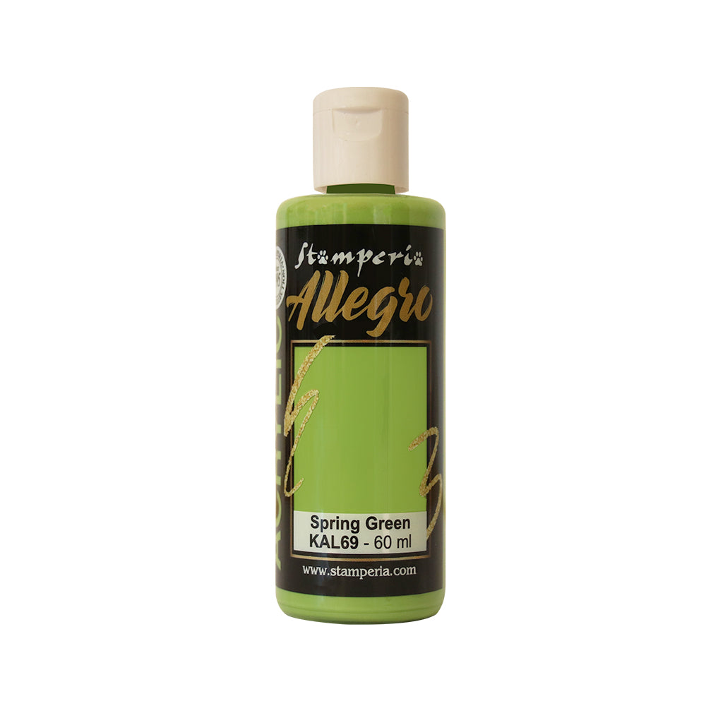 Stamperia Allegro Paint 60 ml - Spring Green
