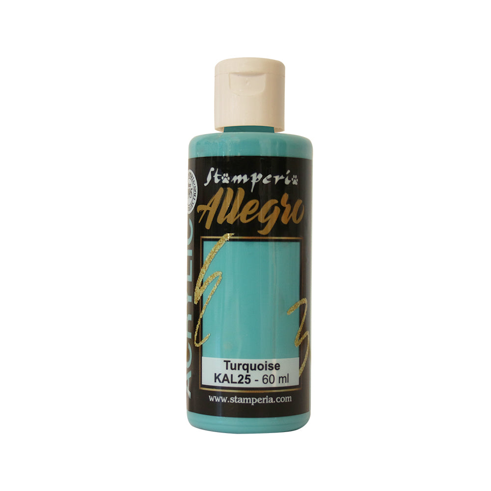 Stamperia Allegro Paint 60 ml - Turquoise