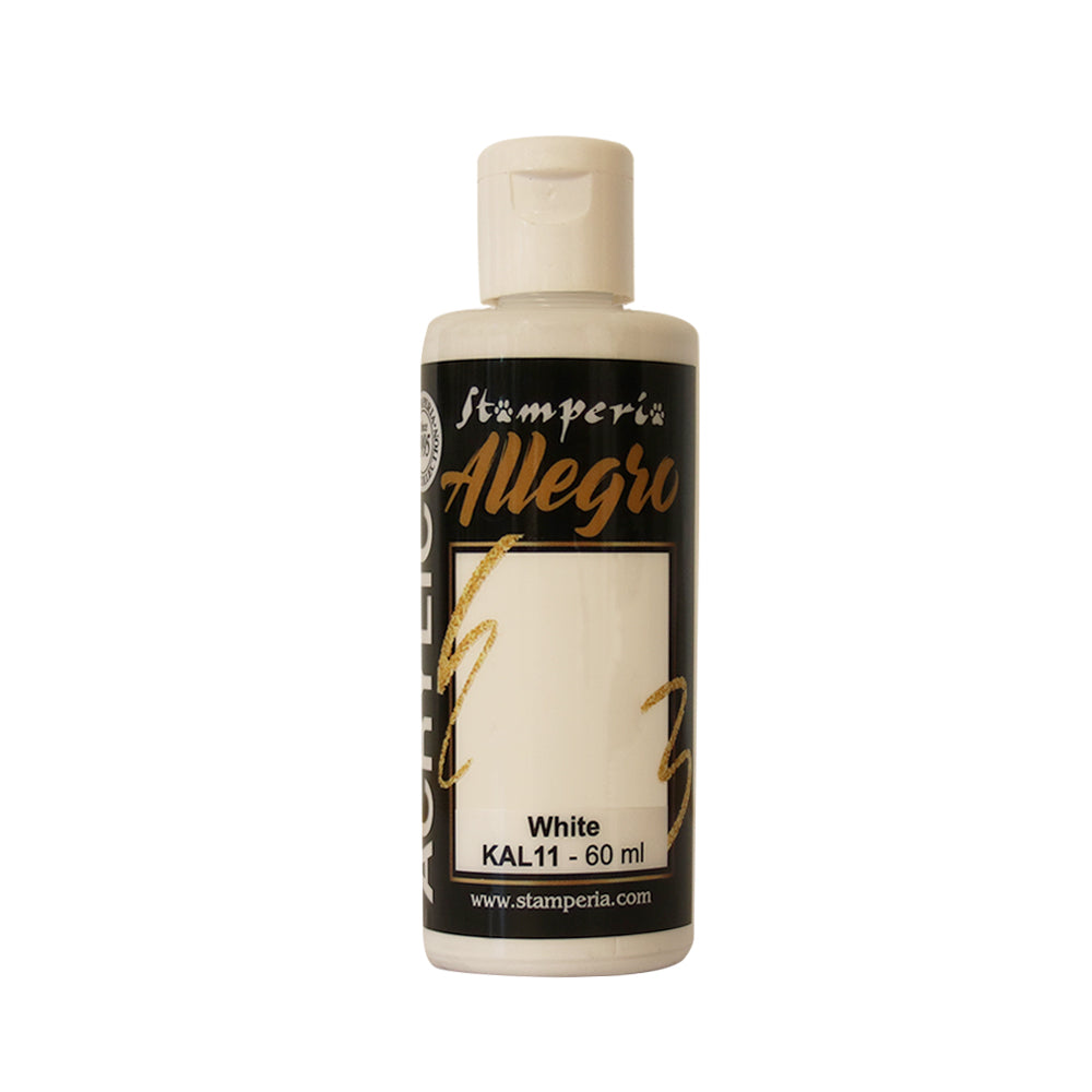 Stamperia Allegro Paint 60 ml - White