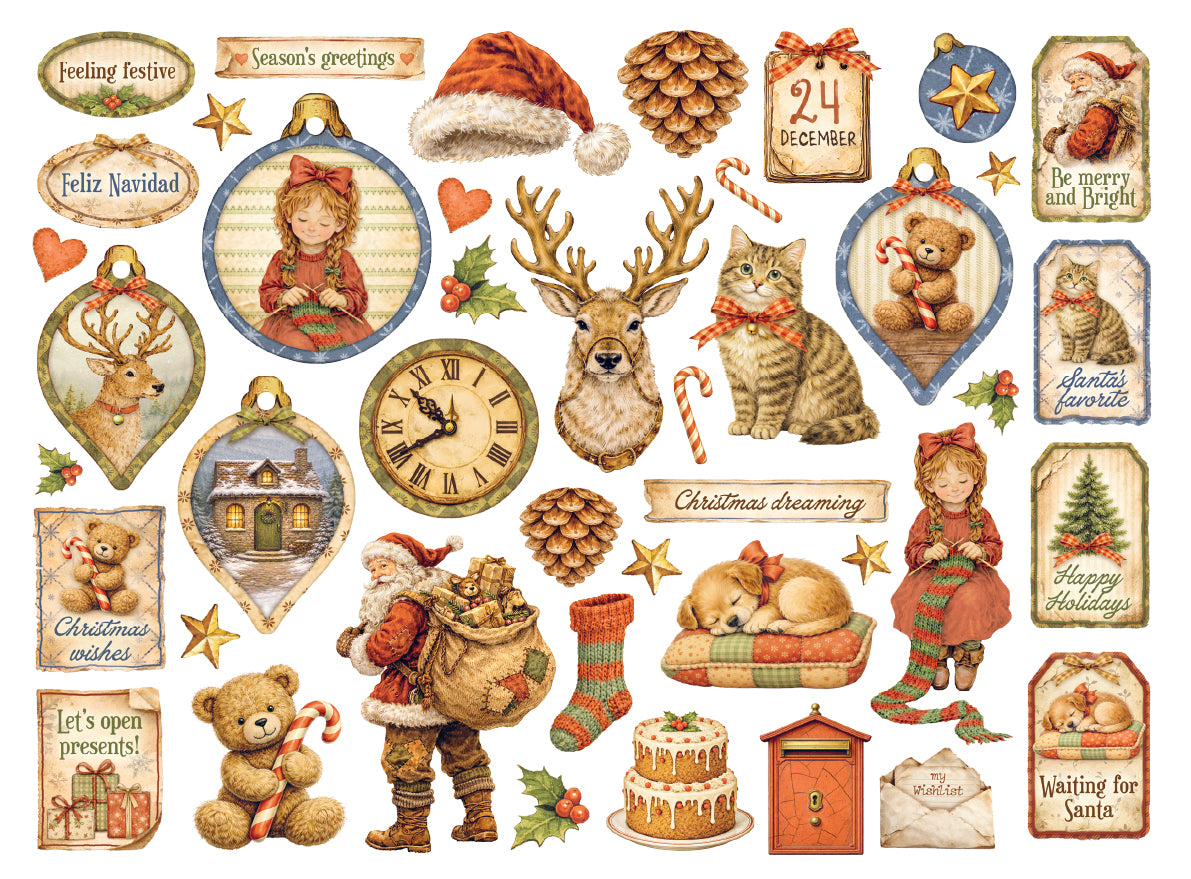 Stamperia Assorted Die Cuts - Silent Night