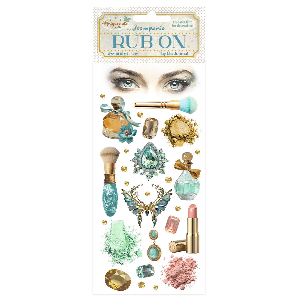 Stamperia Rub-On - Masquerade, Beauty