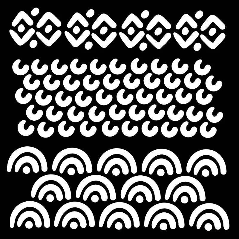 Woodware Craft Collection Stencil - Batik