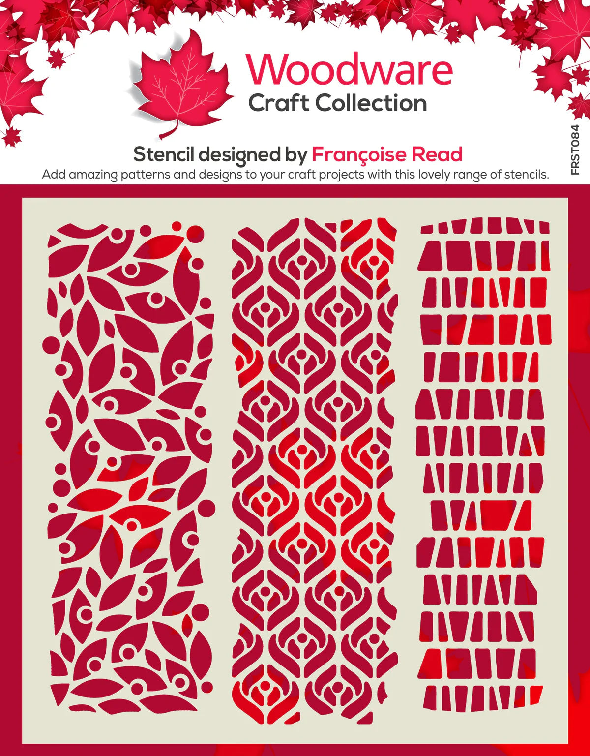 Woodware Craft Collection Stencil - Mezzo