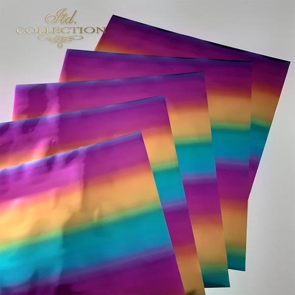 Termoton Metallic Foil Pack of 5 - Rainbow