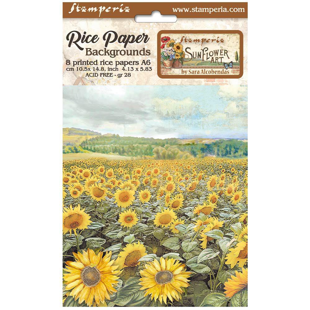 Printed Rice Paper Collage Sheets, Stamperia