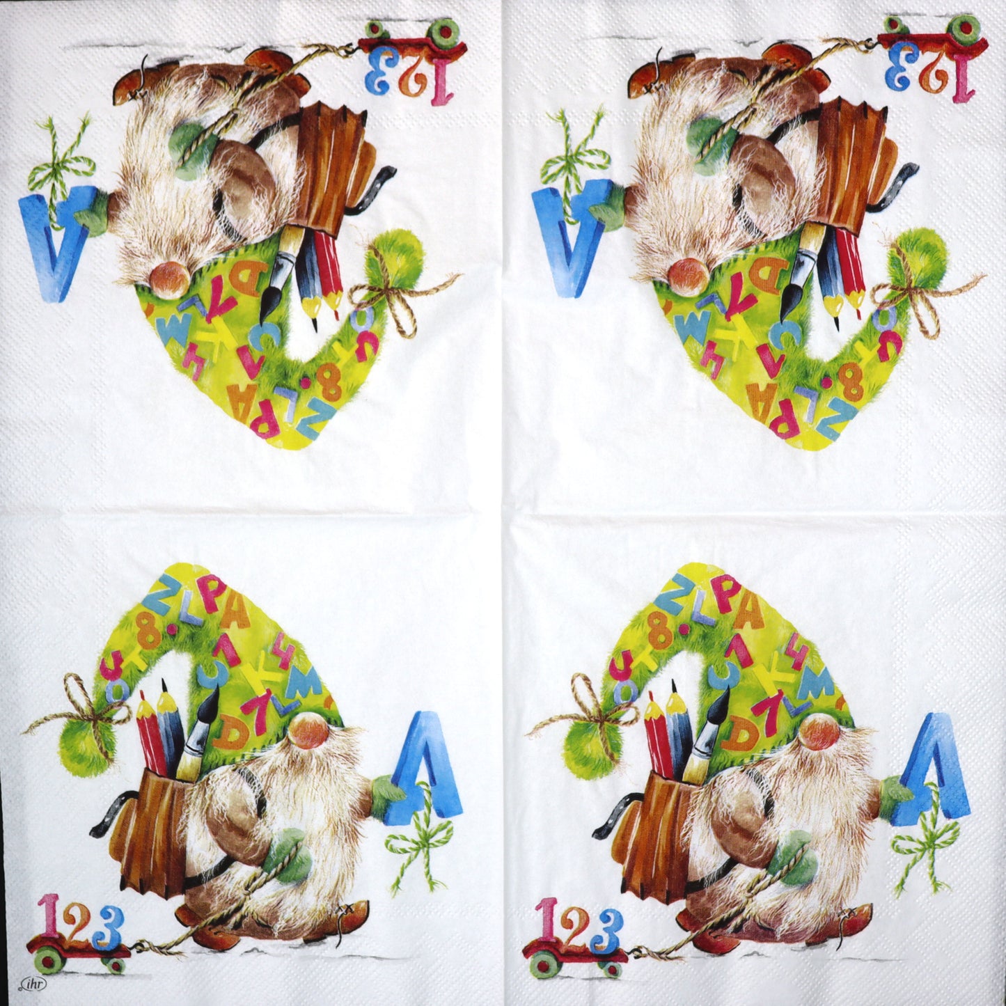 Decoupage napkins 6.5" - Bernie