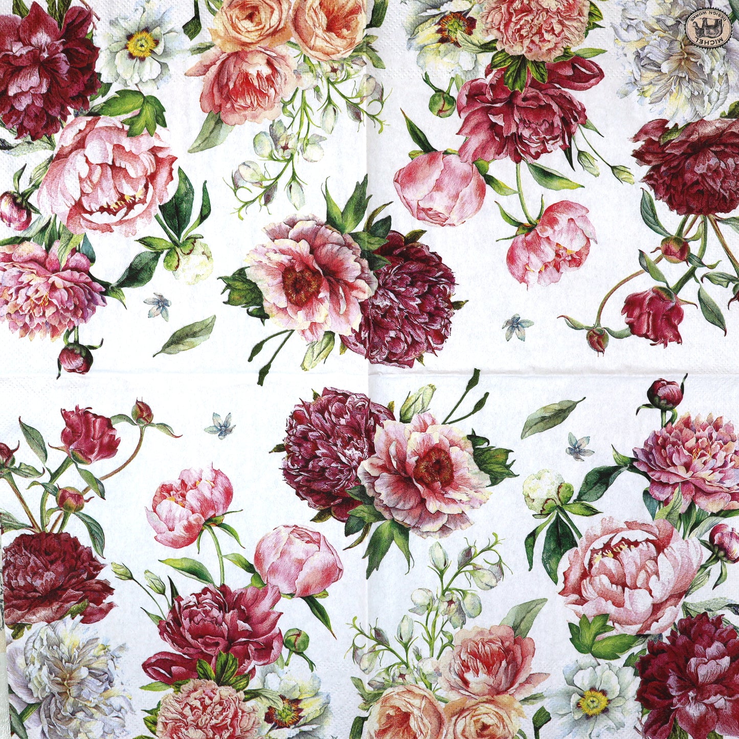 Decoupage Napkins 6.5" - Blush Peony