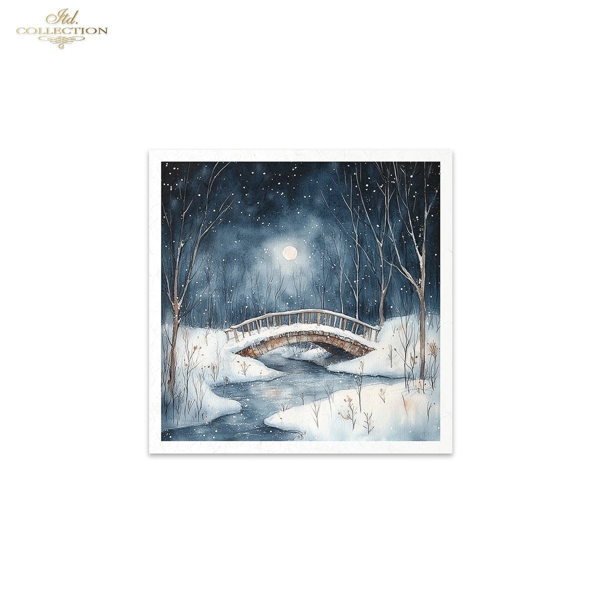 Decoupage Mini Rice Paper Set - Winter Nights II (Special Pre-Order)