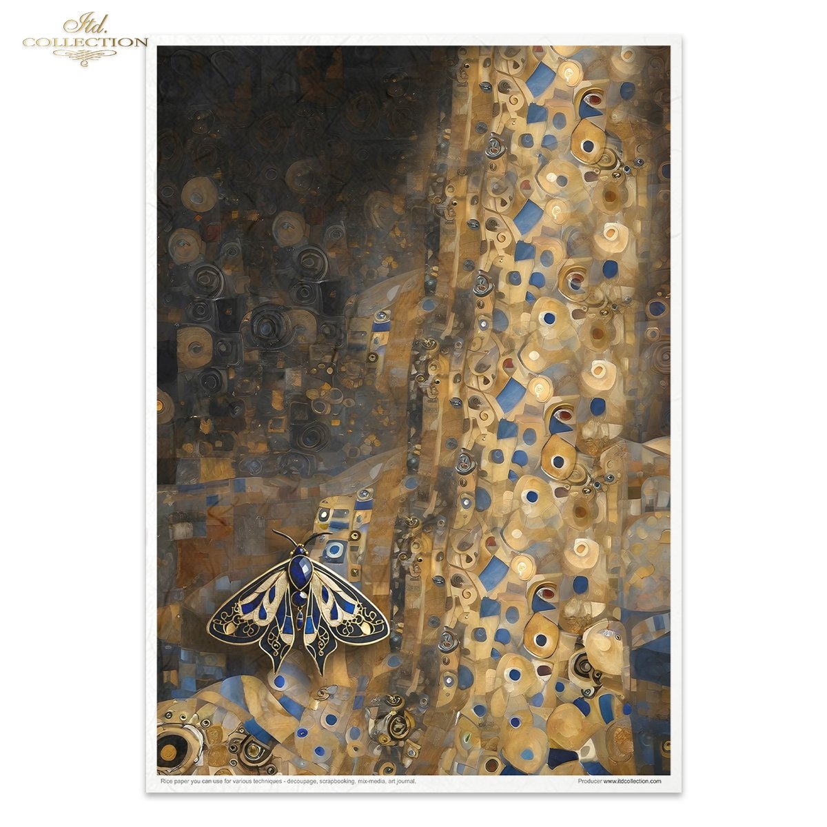 Special Order - ITD Collection Rice Paper Creative Kit - Inspired by Klimt