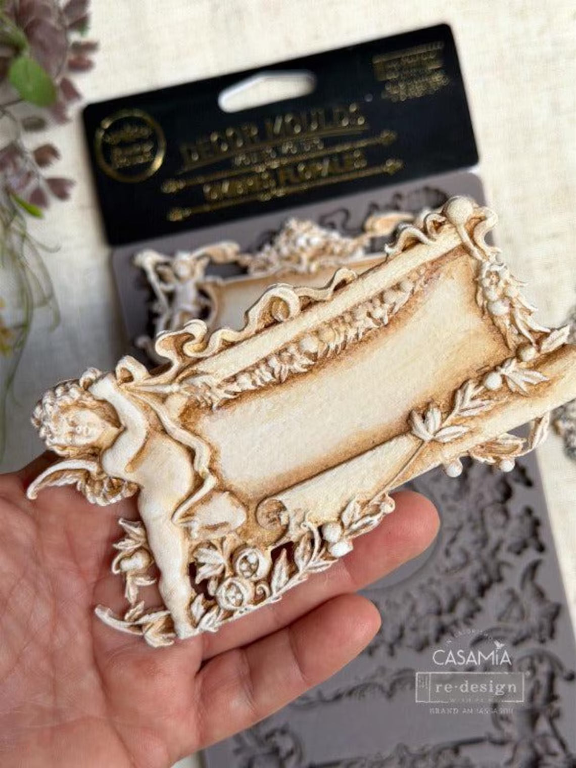 Redesign with Prima Décor Mould 5" x 8" - Ombres Florales