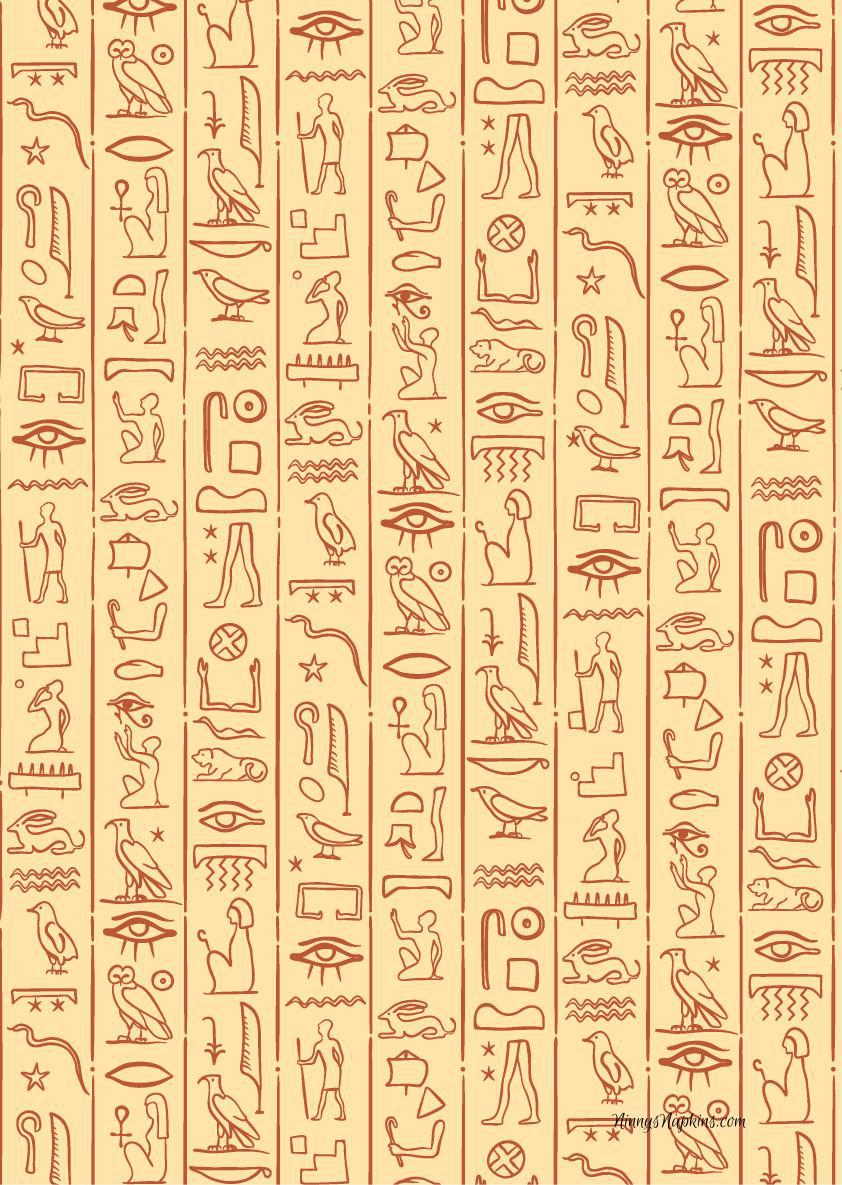 Ninny's Rice Paper A4 - Hieroglyphs