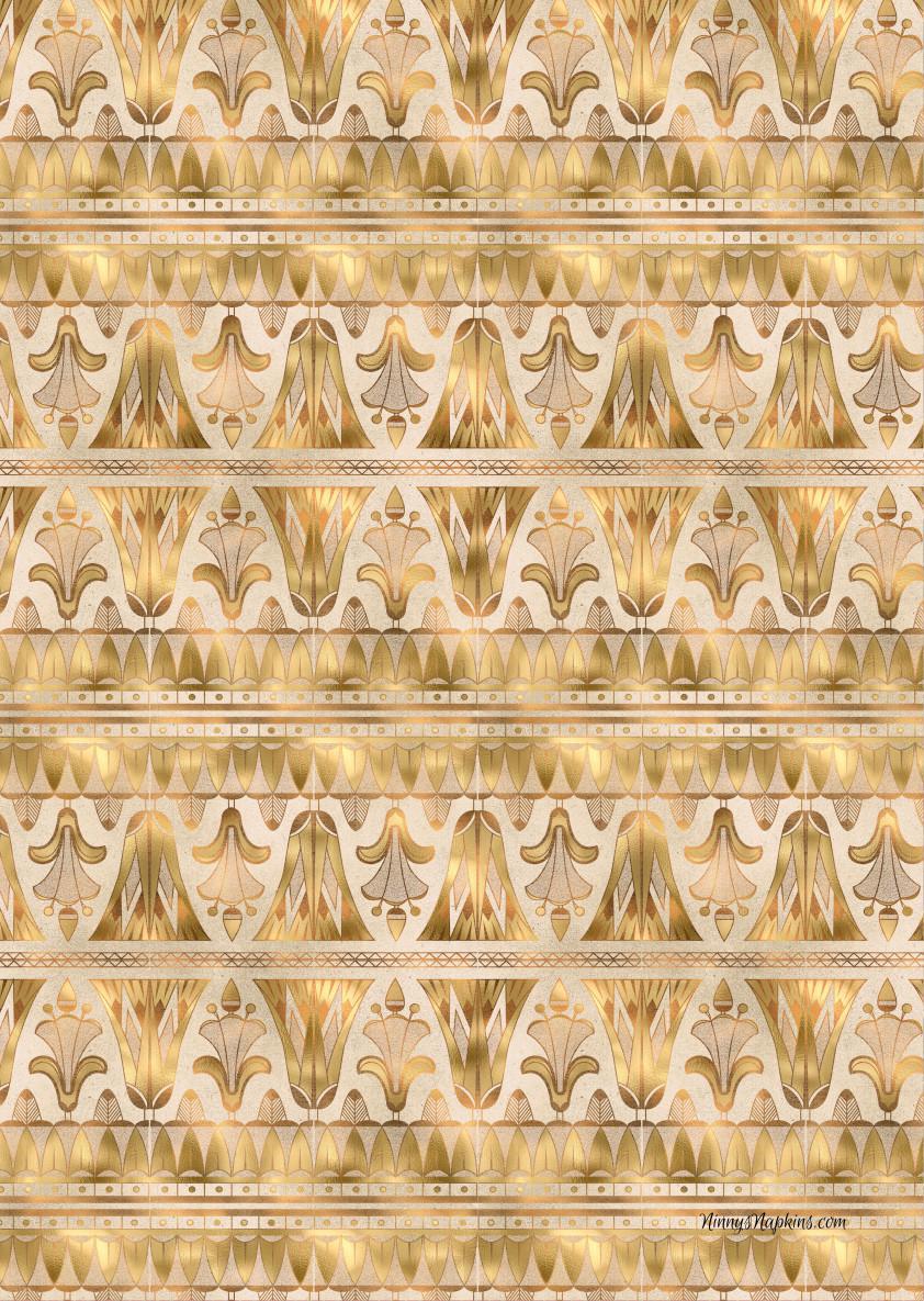Ninny's Rice Paper A4 - Egyptian Gold