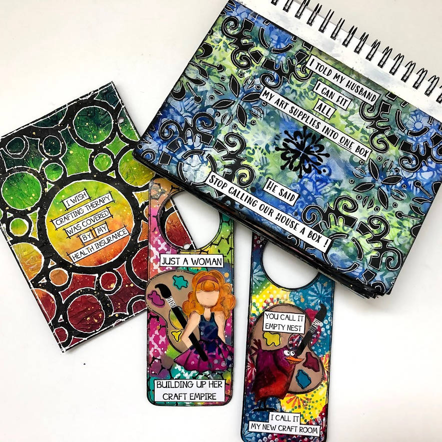 Mixed Media Creations Digital Sentiment Pack - Craft Room Capers