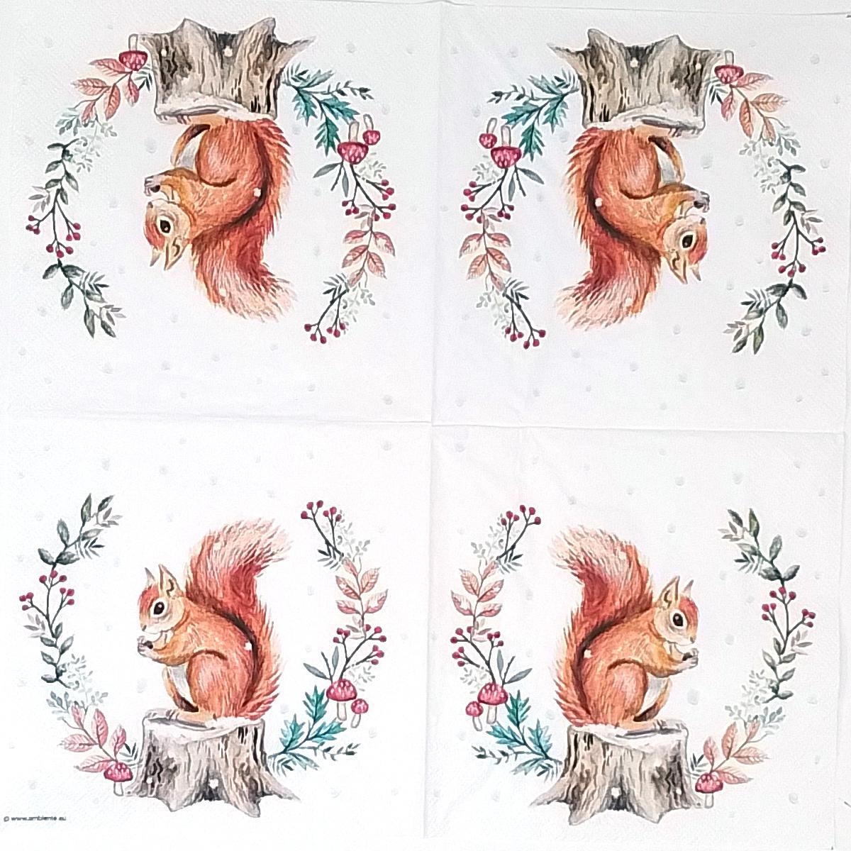 Decoupage Napkins 6.5" - Storing For Winter