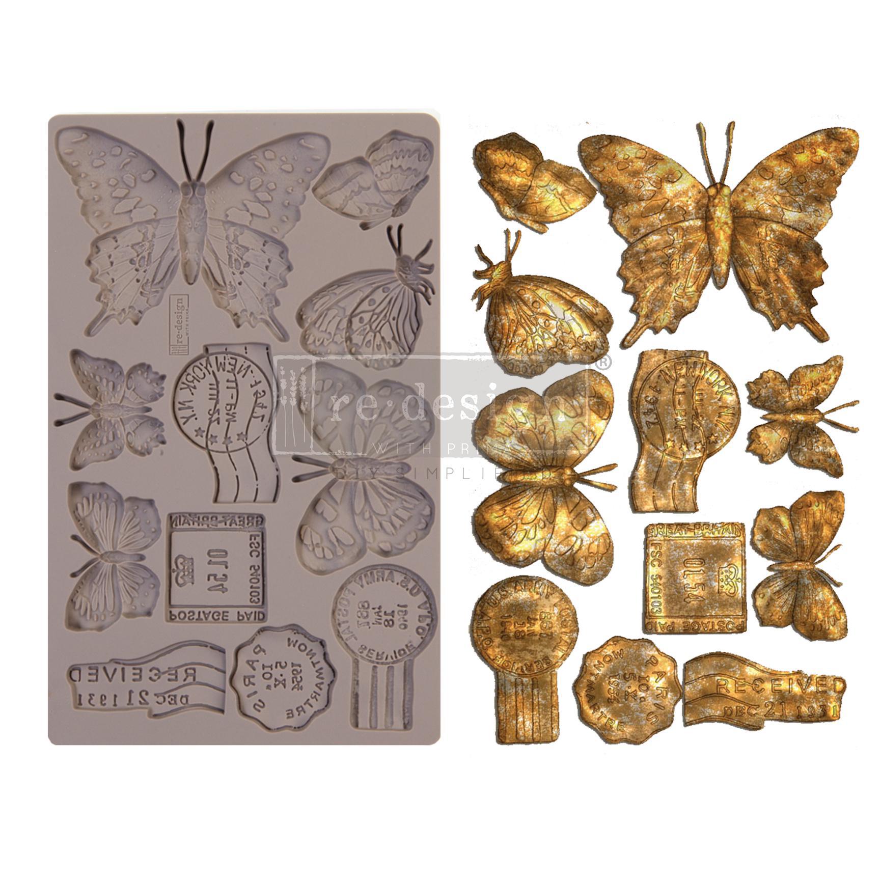 Redesign with Prima Décor Mould 5 x 8 - Butterfly in Flight – Ninnys  Napkins