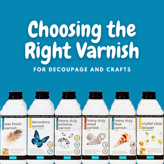 Choosing the Right Polyvine Varnish for your Crafts and Decoupage