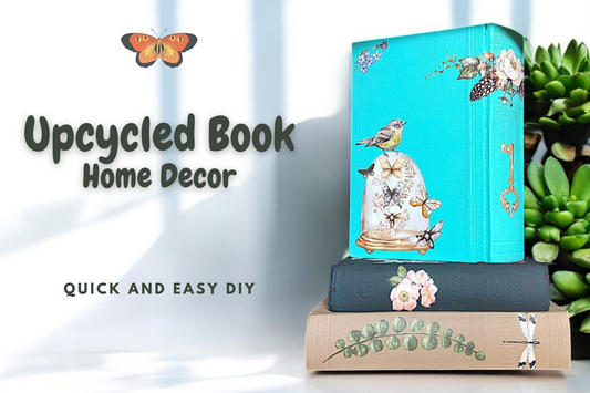 Upcycled Book Home Decor