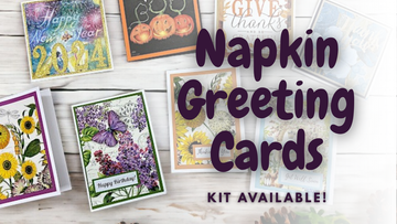 Card Making Using Napkins Tutorials Decoupage with Napkins for Beginners - Glass Bottle – Ninnys Napkins