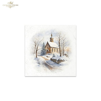 ITD Mini Collection Rice Paper Set - Winter Views, Churches