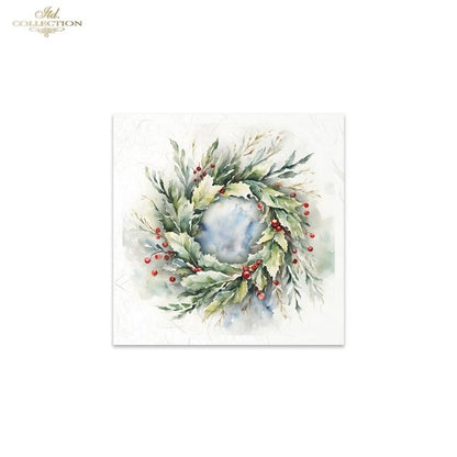 ITD Mini Collection Rice Paper Set - Winter Wreaths