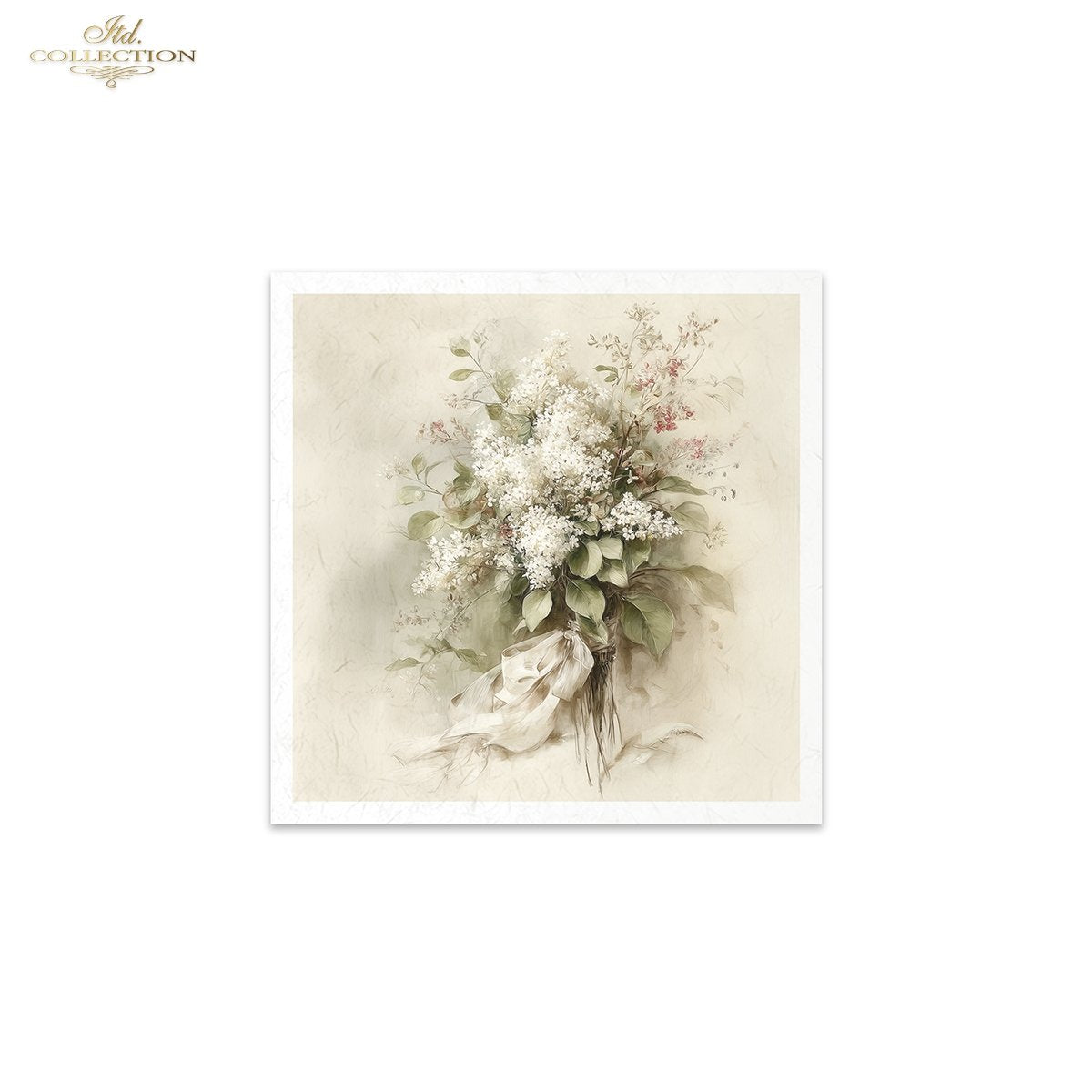 Decoupage Rice Paper Mini Set - Vintage Bouquets