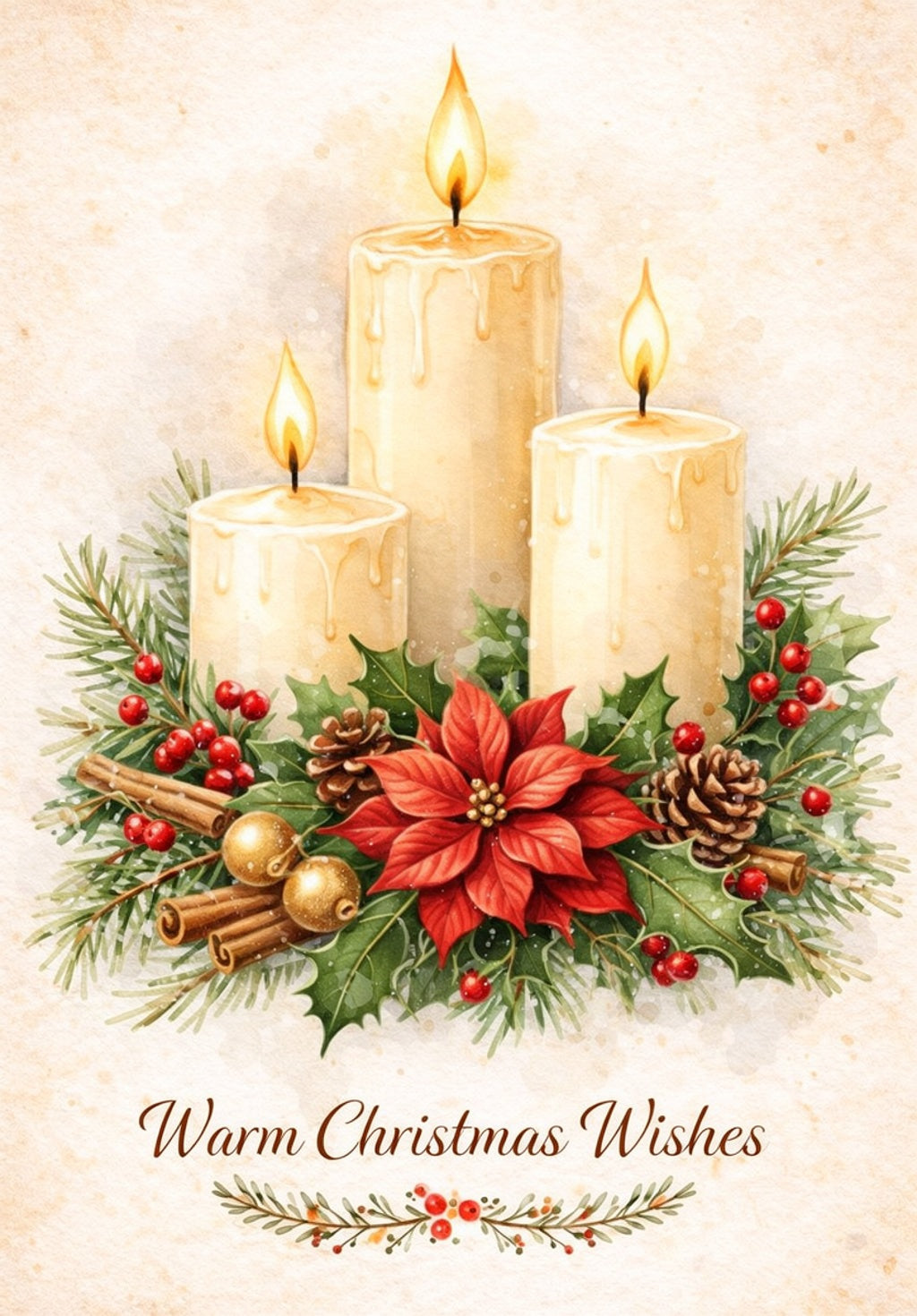 Mini Wet Transfer, Decals for Crafts 3.25" x 5" - Christmas Glow