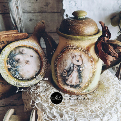 Decoupage Rice Paper Mini Set - Mice VII