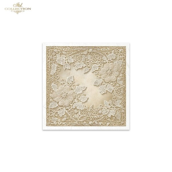 ITD Collection Mini Rice Paper Set - Lace Doilies