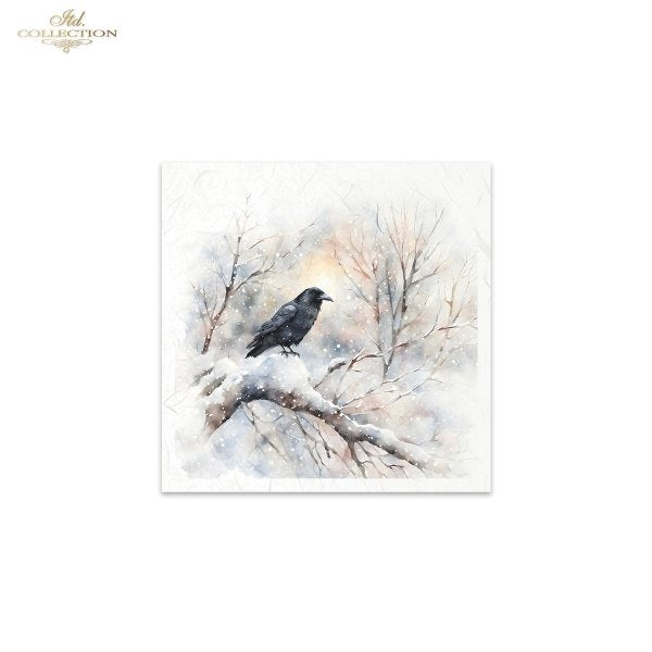 ITD Collection Mini Rice Paper Set - Winter Birds III