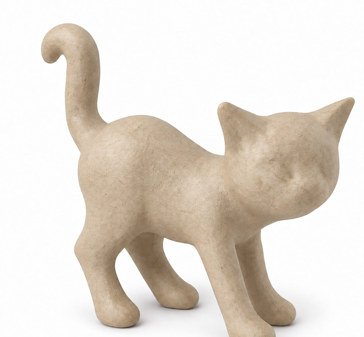 12" Paper Mache Cat